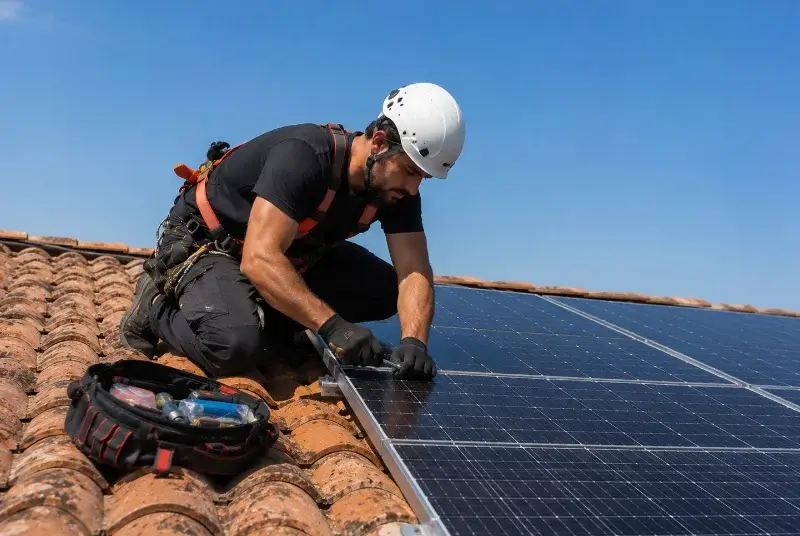 Maintenance et monitoring de panneaux solaires à Douvres