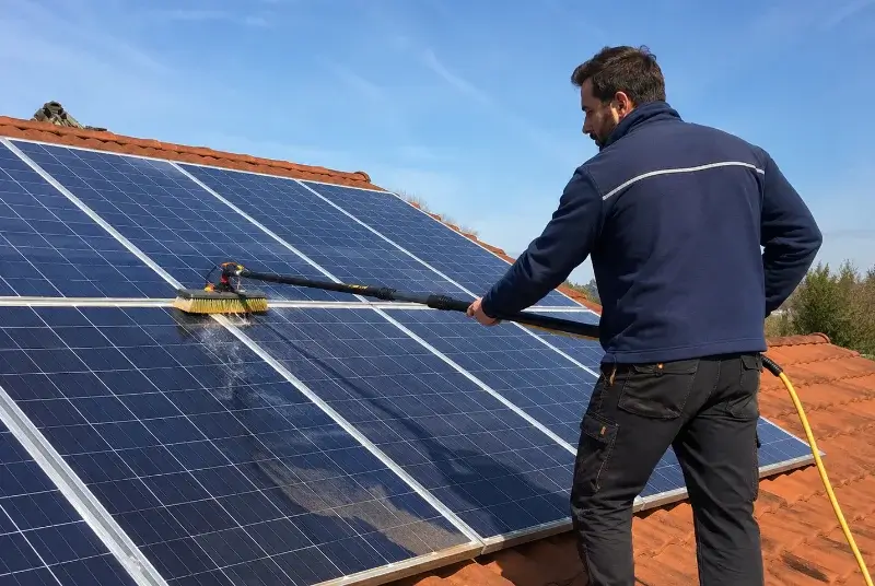 Nettoyage et entretien de panneaux solaires à Douvres